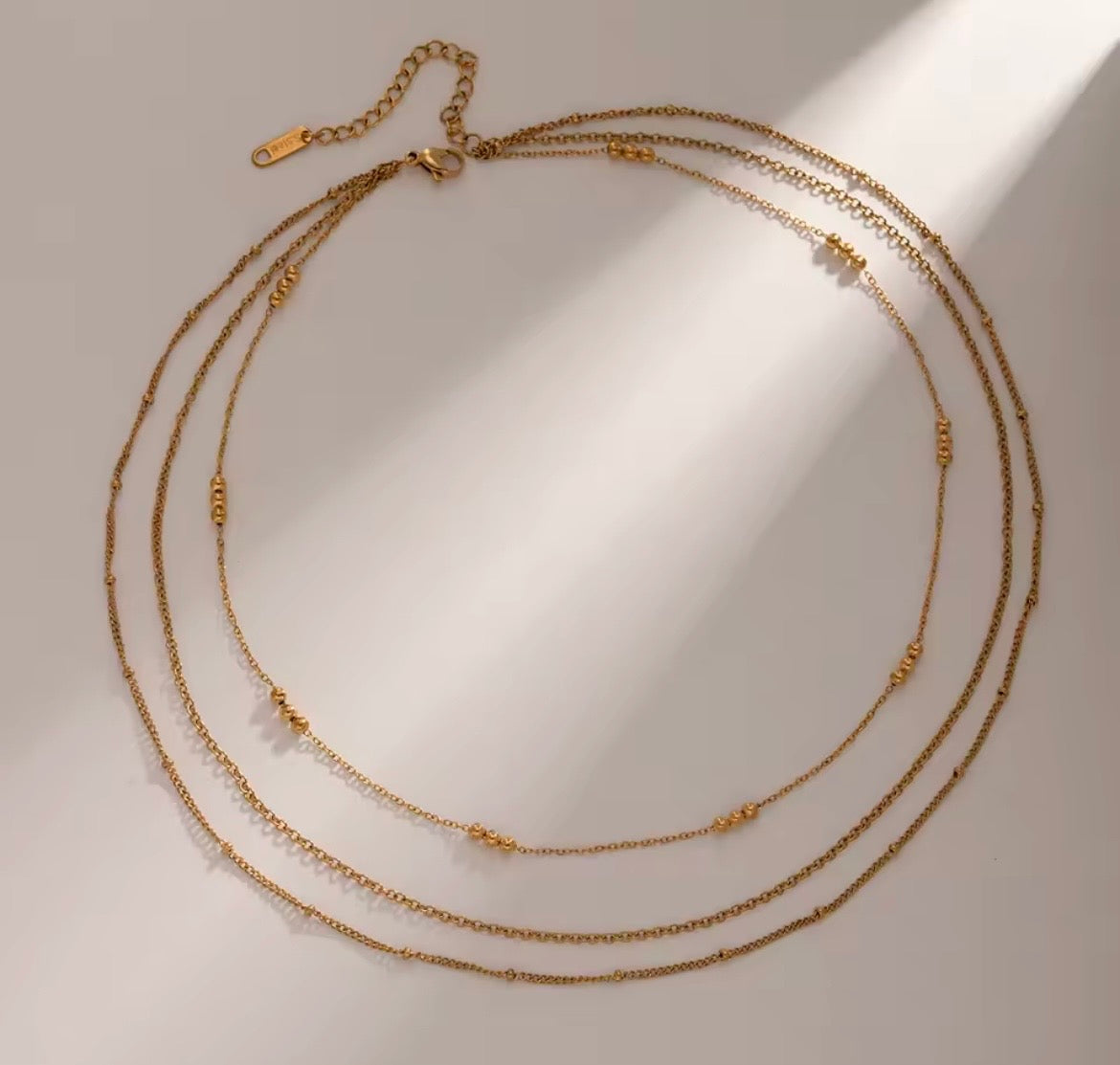 Golden Harmony Layered Necklace