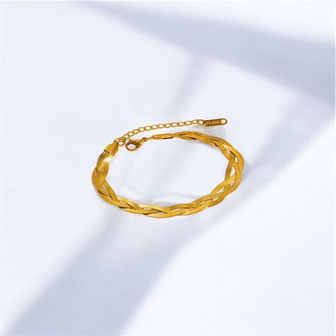 Triple Layer Snake Wave Necklace & Bracelet