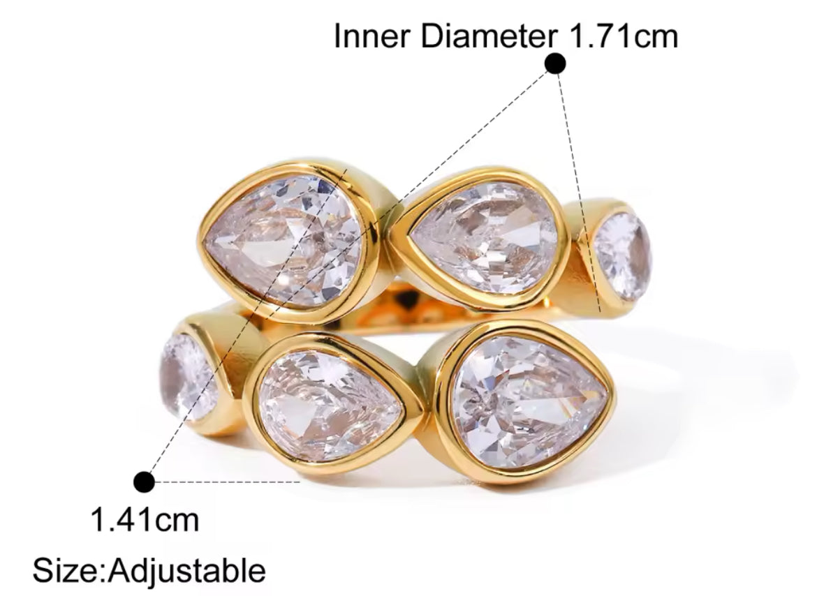 Adjustable Stainless Steel Ring - Various Designs