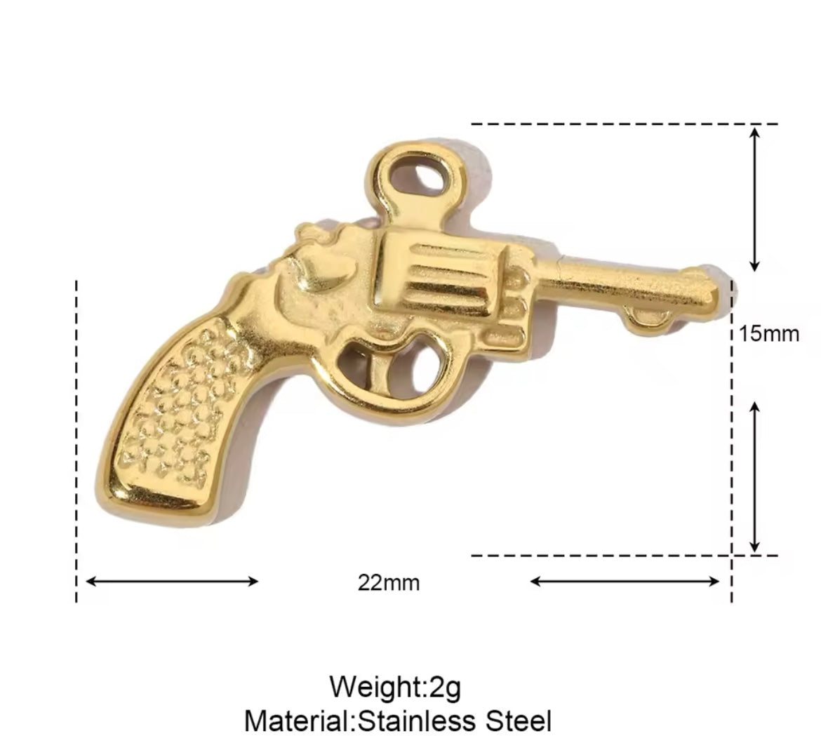 Make Your Own Charm Jewellery – Gold Plated Stainless Steel (Tarnish-Free & Waterproof)- 1 piece