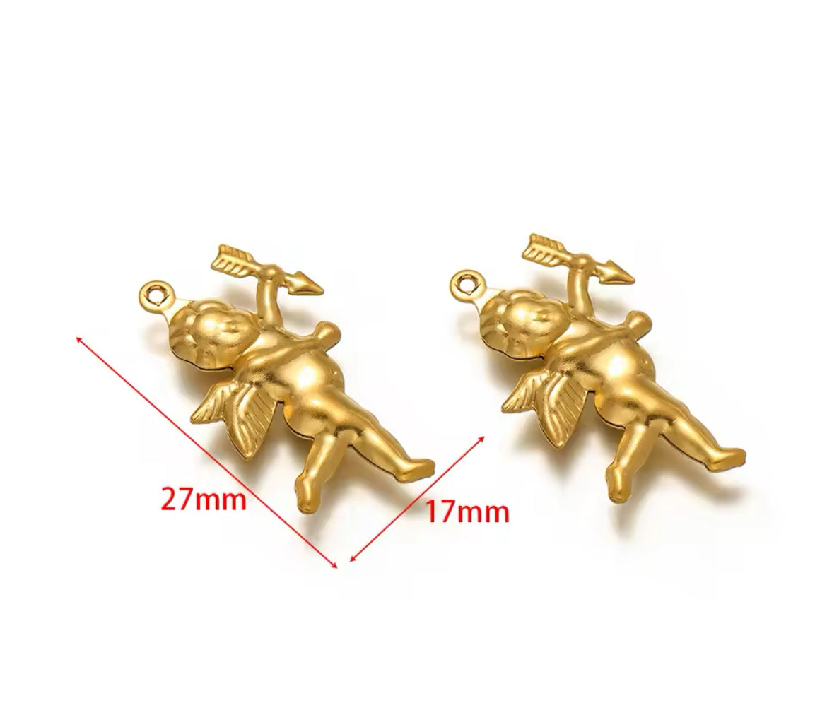 Make Your Own Charm Jewellery – Gold Plated Stainless Steel (Tarnish-Free & Waterproof)- 1 piece