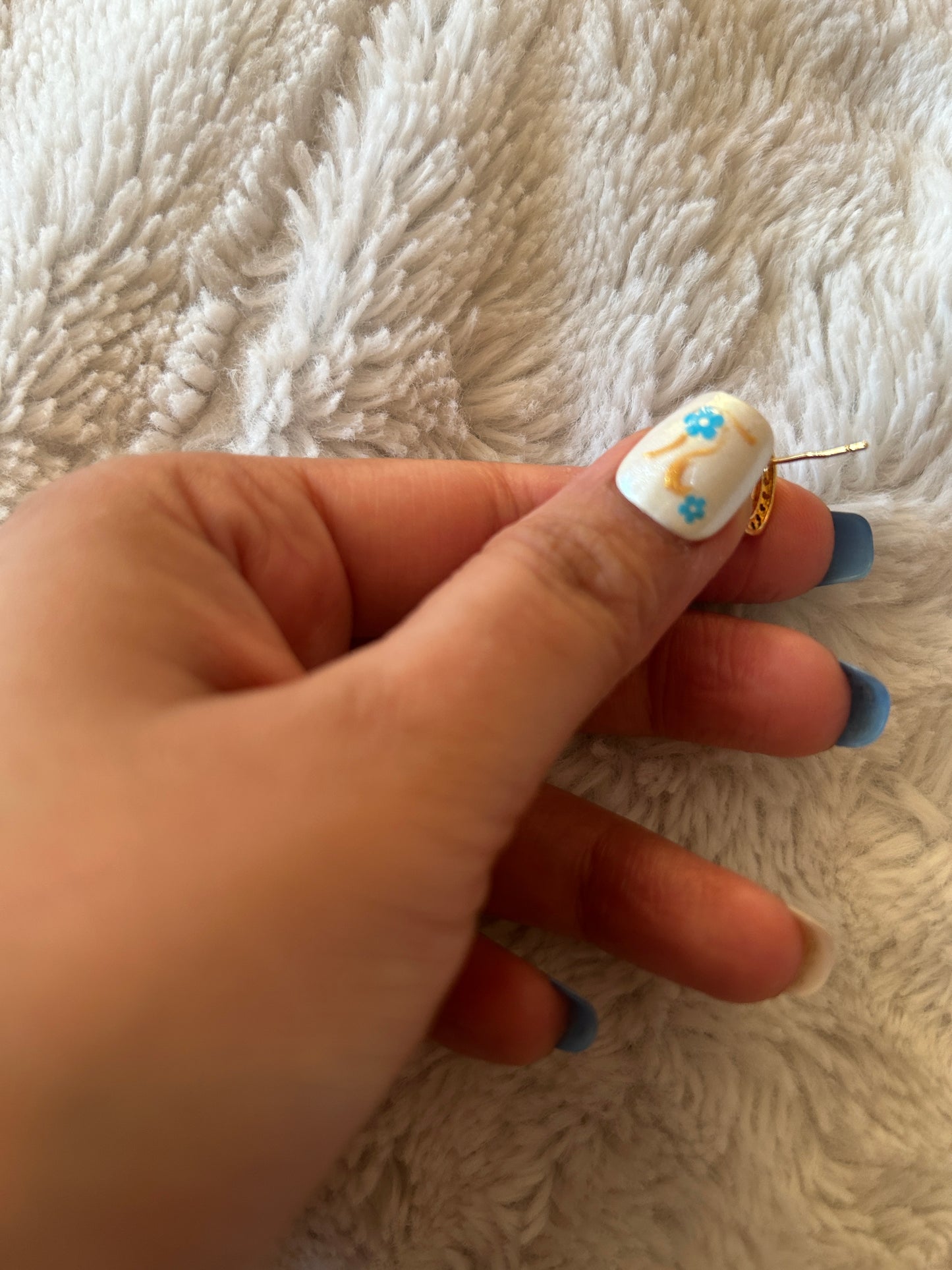 Oval Halo Stud Earrings – 24K Gold-Plated Stainless Steel