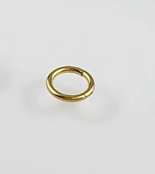 Minimalism Nose Ring in 316L Stainless Steel, open closed port design, 6mm size.